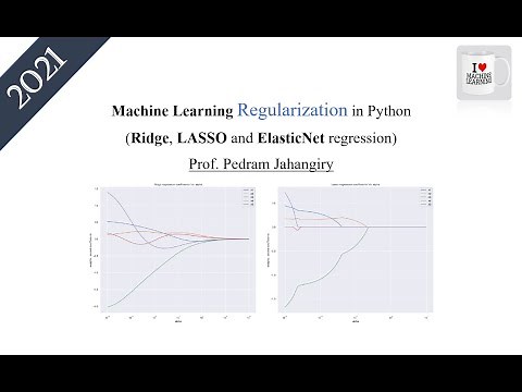 Class 9 Machine learning Regularization in Python (Ridge, LASSO and ElasticNet regression)