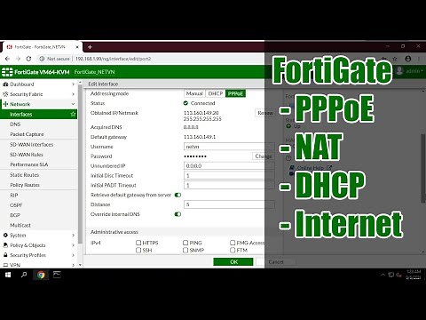 4 basic configuration steps for the new Fortigate