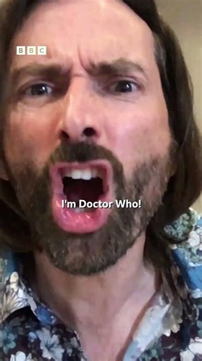 David Tennant argues with Michael Sheen - BBC