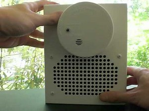 Loudenlow(tm) Low Frequency smoke alarm for hearing impaired and deep sleepers.