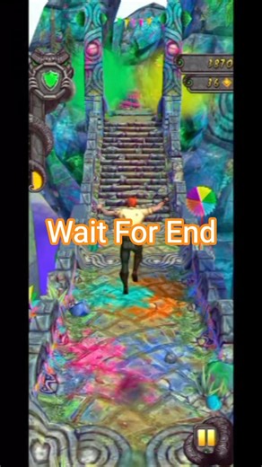 Miss = Dead 💀⚡ | Temple Run Zero-Error Speed Run | #Shorts