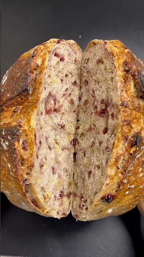 Orange Cranberry walnut sourdough Bread Recipe #sourdoughbread #sourdough #breadrecipe #bread