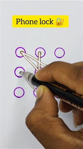 Pattern lock 🔐 #reels | Girish creation