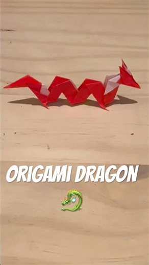 Easy Origami Dragon 🐉