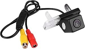 Rear View Camera, Reverse Parking Backup Camera for C Class E Class CLS W203 W211 W219 170 Degree Wide Angle CCD Night Vision Waterproof Design OE Fit Replacement