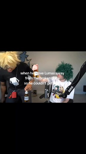 Cute Bakudeku Moment with Lumas and Glass