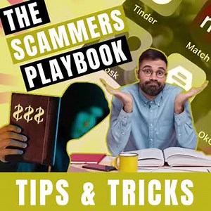 Why does it seem like every scammer operates the same? Its because they have a Scammers Playbook! Scripts, Tactics, Scams all laid out for them! Here is how you can stay safe. Let us know if you have ever seen a copy of the playbook. #SocialCatfish #TipsTricks | SocialCatfish.com
