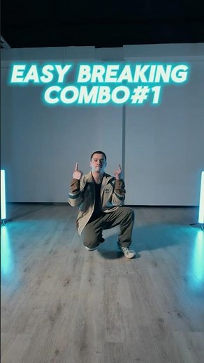Easy breakdance combo for beginners 1 #dance #choreography #breakdancetutorial