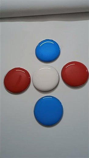 Satisfying Color Drop Art 🎨 | Simple Coin Painting Design #shorts