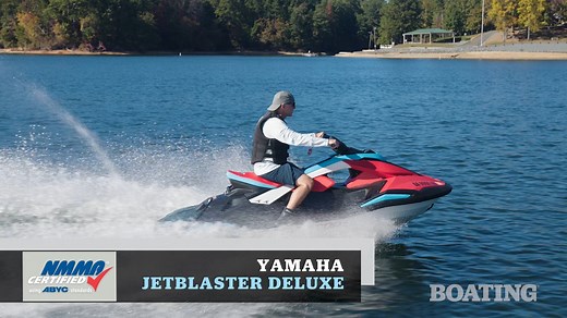 The JetBlaster DLX serves up sharp, nimble reflexes and a surprisingly soft, predictable ride in rougher water conditions. Learn more: https://www.boatingmag.com/boats/2025-yamaha-jetblaster-dlx-2-up-bbg/ | Boating Magazine