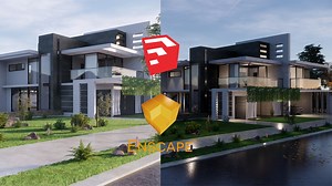 3.2K views · 56 reactions | ENSCAPE SKETCHUP TUTORIAL #6 - EXTERIOR RENDER محاضرة خارجي انسكيب سكتش أب الشرح للاظهار الخارجي من اعدادات واضاءة وخامات DOWNLOAD SKETCHUP FILE : https://mega.nz/file/V5dQVSLA#wQjjNBpeCf8M3j3sbdOXvHCfAAkDwAi6yvDS6FF6U0I Download Enscape 2.8: https://mega.nz/file/EtFkRLqZ#Ze28Iqs4YMXNjwhSo0lwHbVSTiIEtOv7UMlObEKOg04 | Interior Designer 'LAITH ODEH' Decorator | Facebook