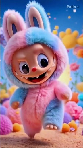 Labubu on an Alien Planet | Futuristic City Cinematic Short