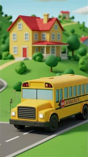 🐵🐔🐮 The animals on the bus go baa, gobble, squeak, maa, #kidssongs #learnenglish