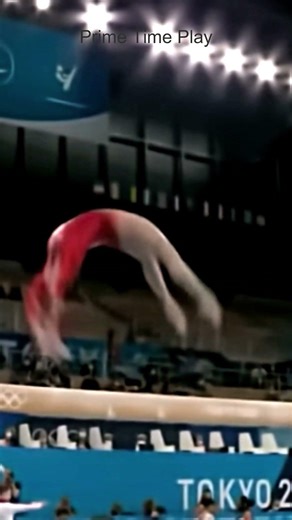 Olympic Gymnast Nails Impossible Skills on Balance Beam #gymnastics #olympics #athlete