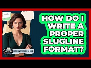 How Do I Write A Proper Slugline Format?