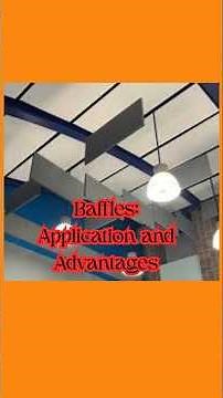 Baffles :Application and Advantages