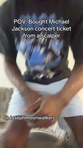 POV: Bought Michael Jackson concert ticket from a scalper | Joseph Moonwalkers