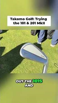 Takomo 101 vs 201 Mark II 👀 First Swings & Honest Thoughts! #golf