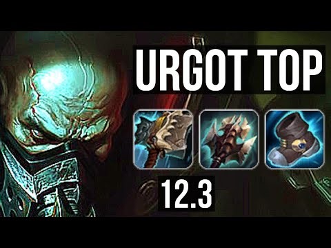 URGOT vs ORNN (TOP) | Rank 1 Urgot, 5/1/8, 500+ games, 1.0M mastery | NA Challenger | 12.3