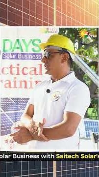 Join our Solar Training Program & become a certified pro! Call: 7723828181 | 7000824339