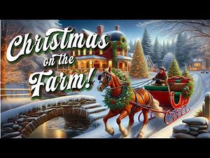 *New for 2025* Christmas on the Farm! | 8Hrs of Charming Music and Images