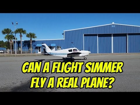 Can a flight simmer fly a plane in real life? Let's find out!