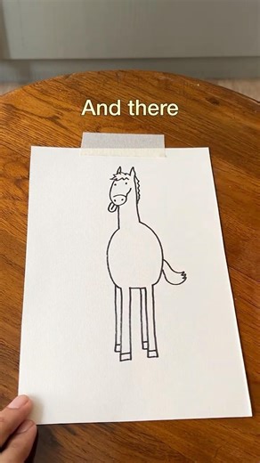 Draw a HORSE with me TUTORIAL 🐴
