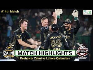 Peshawar Zalmi vs Lahore Qalandars 14th Match Highlights 2025 | PSL | PZ vs LQ 14th Match Highlights
