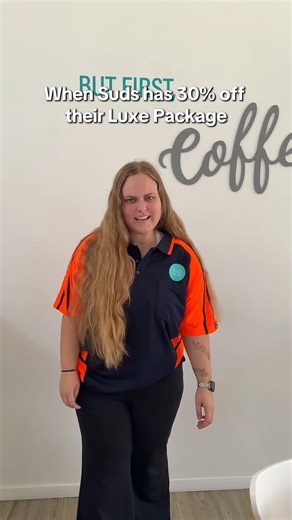 Black Friday at Suds Car Spa?30% off Luxe Packages?  Stop talking dirty — my car’s already halfway in the wash bay! 﫧 Available only on bookings 28–30 November. T&Cs apply. | Suds Car Spa | Facebook