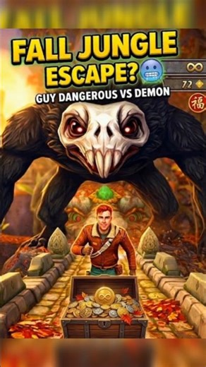 Guy Dangerous: IMPOSSIBLE Fall Jungle Run! 🍂🏃‍♂️ #TempleRun2