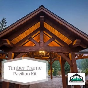 Our timber frame pavilion kits come fully equipped with all the...