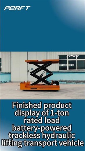 Need to Lift & Move 1-Ton Loads Freely? Watch This Hydraulic Trackless Cart Work!