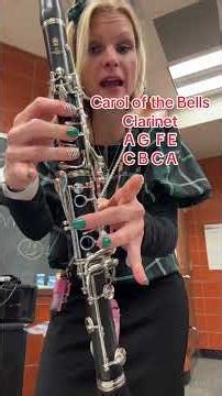 Carol of the Bells Clarinet #clarinet #tutorial #carolofthebells #music #teacher