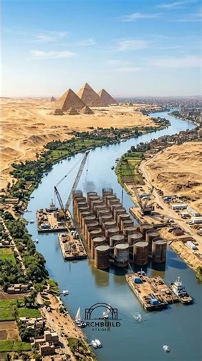 Mega Engineering Constructing a Massive Bridge from Scratch 🚧| ArchBuild Studio