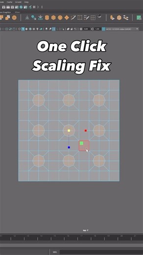 Zubin K | Trying to scale multiple areas at once? Try this! When you scale multiple components, Maya sets the pivot to the center of your entire... | Instagram