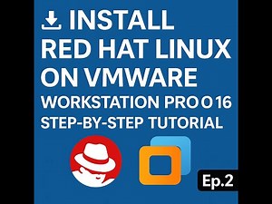 How to Install Red Hat Linux on VMware Workstation Pro 16 | Step-by-Step Guide for Beginners (Ep.2)