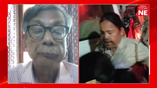 Dr Apurba Kumar Baruah, retired NEHU professor, strongly criticised the Assam government and police for arresting students protesting the felling of trees near Dighalipukhuri, calling the action "undemocratic." On the night of June 6, Assam Police detained at least nine students from Cotton University and B. Borooah College who were peacefully protesting the cutting of trees outside Rabindra Bhawan in Guwahati. | IndiaToday NE