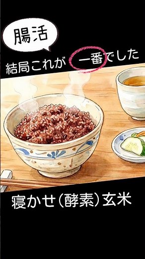 Aged brown rice (enzyme brown rice) was the best for intestinal health after all!