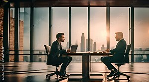 Corporate Consultation: Business Advisors and Executives in Strategic Discussion