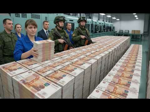 Inside Russia Money Making Factory | How Russian Rubles Are Made – Full Process
