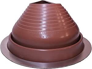 Flashers #6 Copper EPDM Round Flexible Roof Jack Pipe Boot Metal Roofing Pipe Flashing (Pipe OD 5" to 9") - Amazon.com