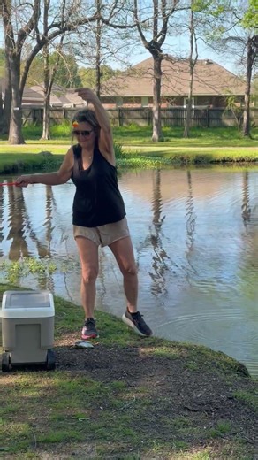 Mom Using the Fishing Pole Backwards || ViralHog