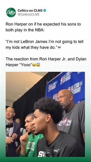 The reaction from the Harper brothers 💀 CLNS⚡️by @prizepicks #celtics #nba #bostonceltics | CLNS Media Network