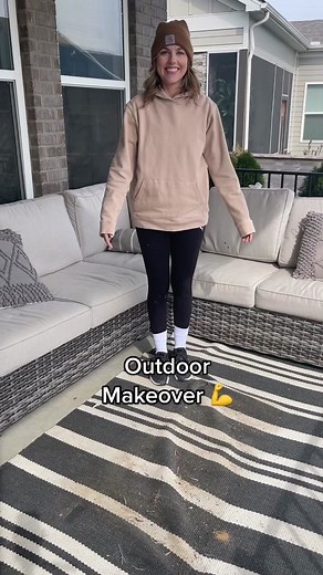 Transforming my patio into a backyard oasis with @beyondpaint! 🌿💫 This easy-to-use paint made all the difference in giving my outdoor space a fresh new look. Loving the results! Use code CHRISTINA to save 10% off at Beyond Paint. #beyondpaint #patiomakeover #springcleaning