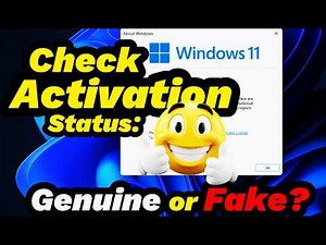 Check Windows 11 Activation Status: Genuine or Fake? Step-by-Step Guide 🪟