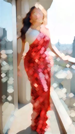 ✨❤️Why You Must Watch This Gorgeous Beauty in Red Saree & Off-White Blouse | Exclusive!