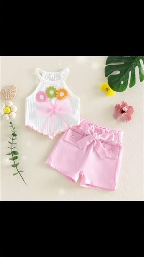 Baby girl collection #babychoice #babygirlclothes #babystyle #babyshorts 😊