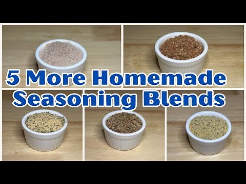 5 Easy Homemade Seasoning Blends You'll Love!