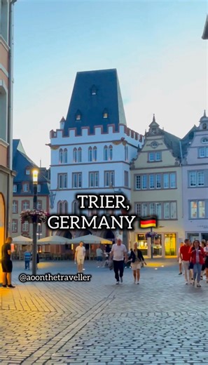 Summer evenings in Trier are pure magic, golden light brushing centuries-old stone, soft breezes whispering through Roman ruins, and the gentle ringing of church bells echoing through the cobbled streets. As the sun sets over Germany’s oldest city, time seems to slow down. This is the kind of evening that stays with you forever. #Trier #GermanyTravel #SummerEvenings #AoonTheTraveller #HistoricGermany #ChurchBells #WanderlustGermany #Trier #triergermany #triererleben #triergermany🇩🇪 | Aoon The 