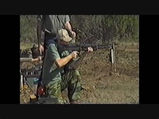 M60軽機関銃の実射